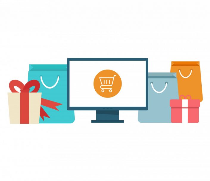 Online shopping – Illustration