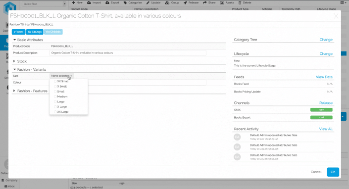 Screenshot Using Data sets in Pimberly Screenshot Using Data sets in Pimberly