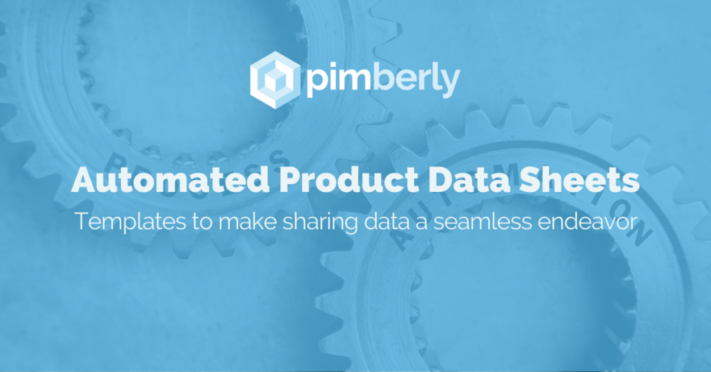 image of automated product data sheets