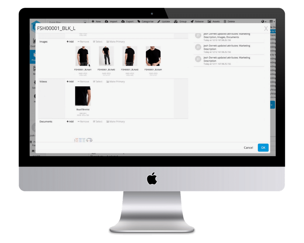 Pimberly Screen Product Information View, Fashion Products