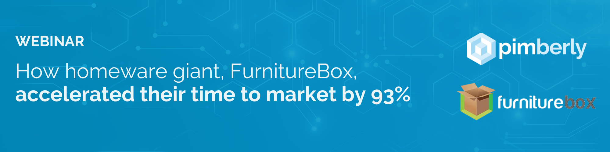 Banner for furniture box, webinar