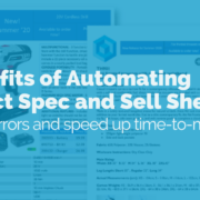 For benefits of automating spec sheets