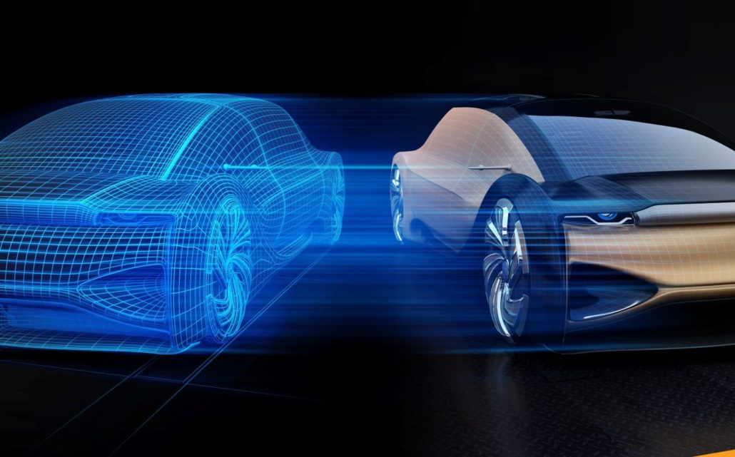 image of car digital twin