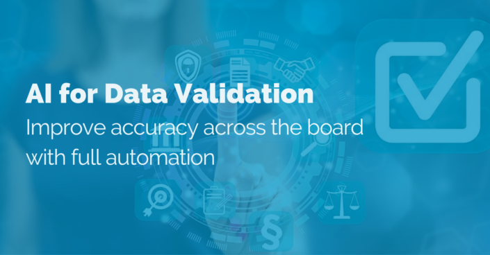 banner for AI for Data Validation