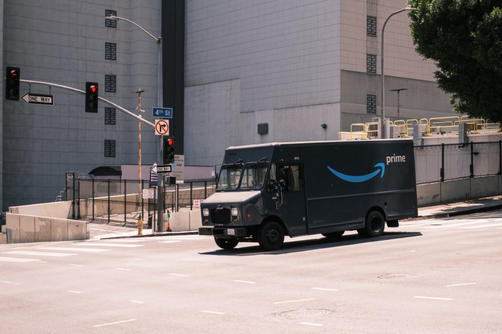 Amazon SEO Prime Van driving