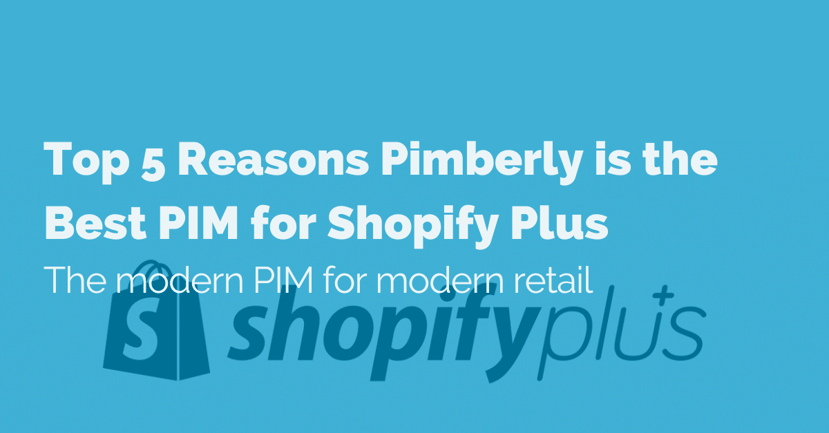 best pim for shopify