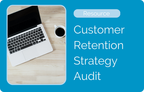 customer retention strategy audit graphic