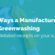 image of manufacturer greenwashing