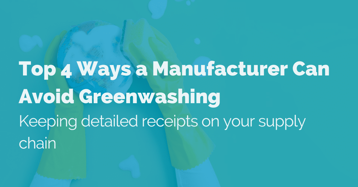 image of manufacturer greenwashing