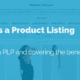 image of product listing page