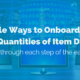 slide for how to onboard large data quantities