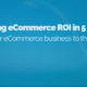 image of blue overlay text that reads boosting ecommerce roi in 5 steps: take your ecommerce business to the next level