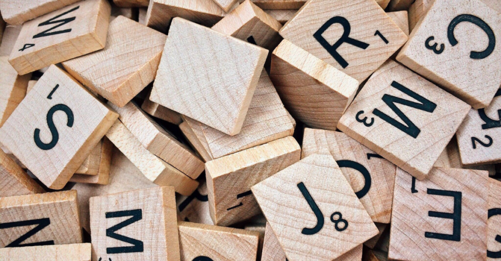 image of scrabble letters