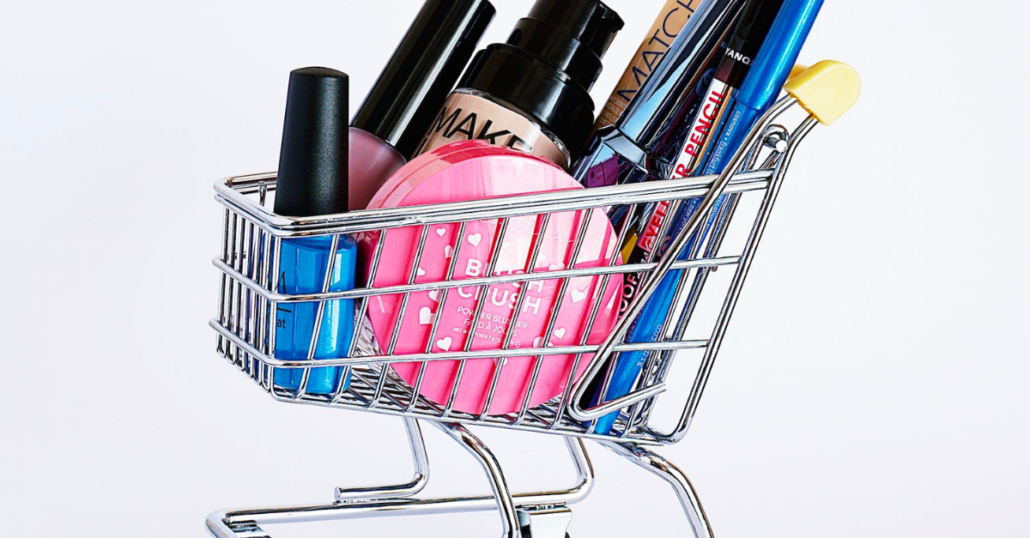 image of items in shopping cart