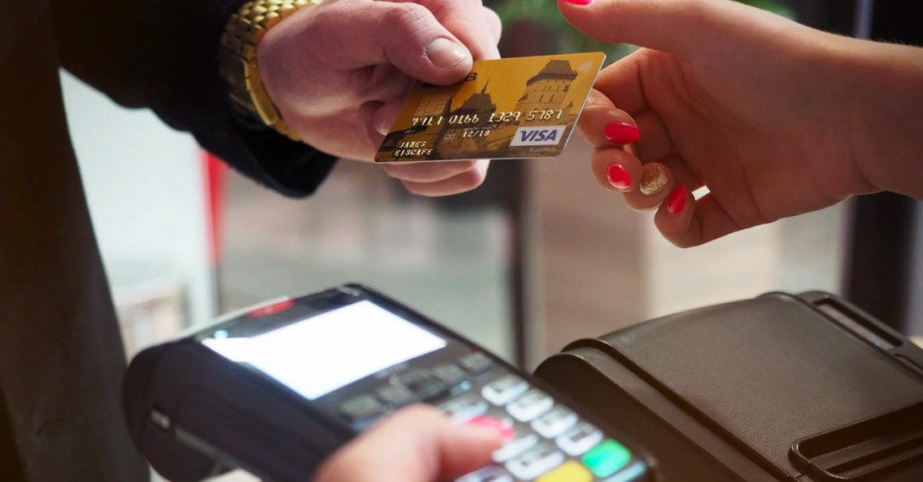 image of credit card transaction