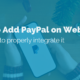 image of paypal on website