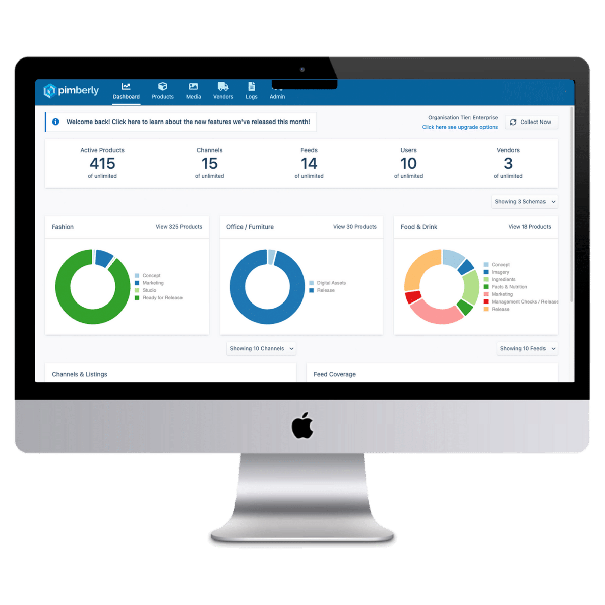 Pimberly dashboard