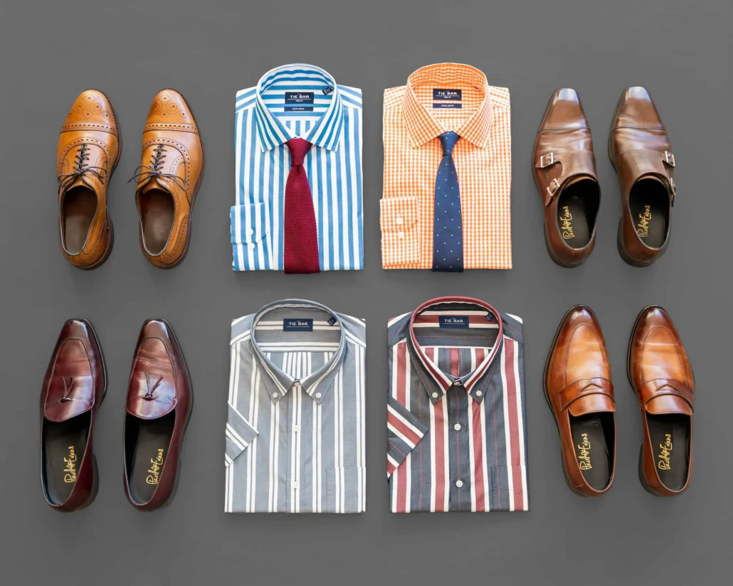 Image of shoes and shirts
