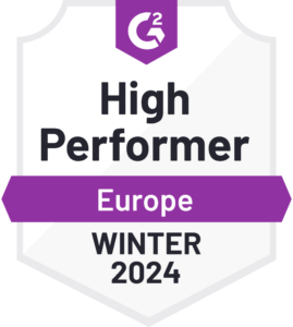 High Performer Europe Windter 2024 Badge