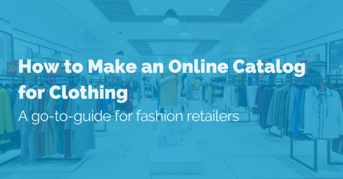 image of how to make an online catalog for clothing
