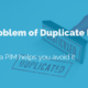 The Problem of Duplicate Product Data