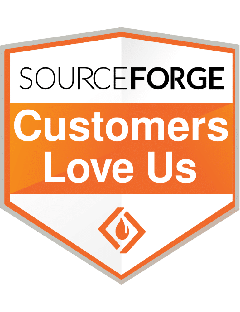 SourceForge Customers Love Us Badge (footer)