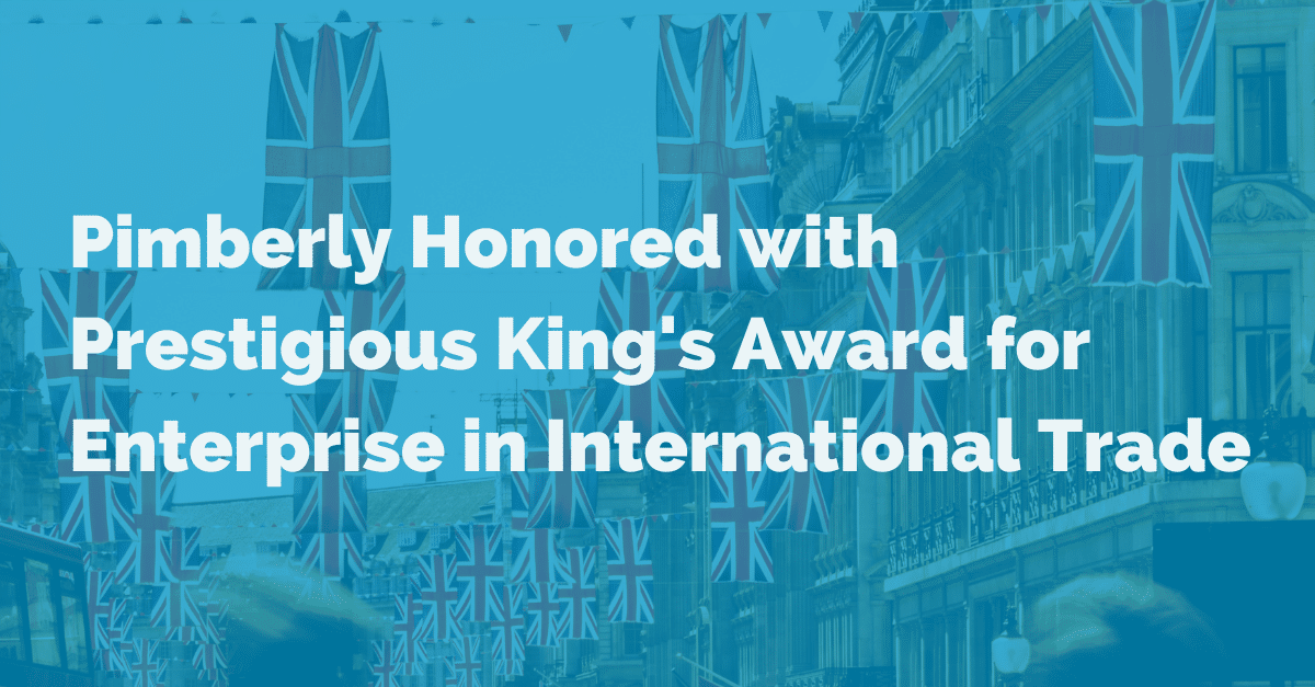 Pimberly Honoured with Prestigious King's Award for Enterprise in International Trade