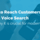 image of how to reach customers using voice search