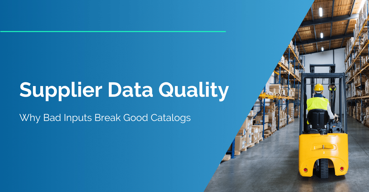 Supplier Data Quality