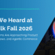 What We Heard at Shoptalk Fall 2026: How Retail Teams Are Approaching Product Data, AI Workflows, and Agentic Commerce